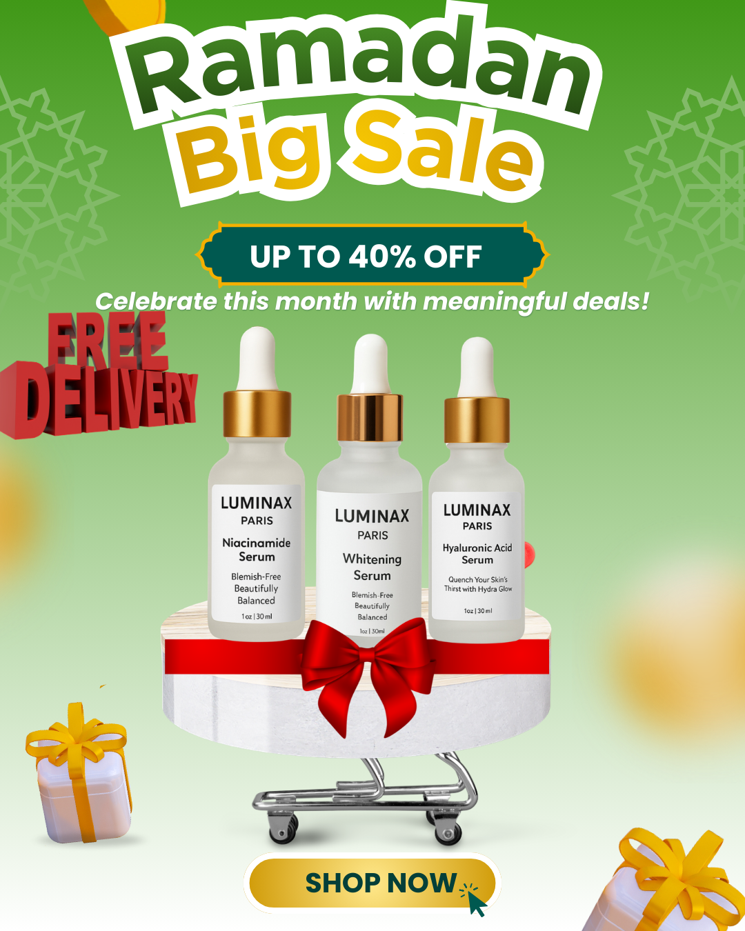 Luminax Paris Bundle Package Offer ⭐⭐⭐⭐⭐  
4.9 | 187 Verified Reviews  
✔ Trusted by Customers